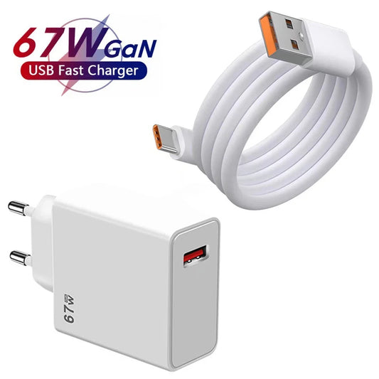 6A Ultra Fast Charger Cable for Xiaomi 15 14 13 12 Redmi Note 10 11T