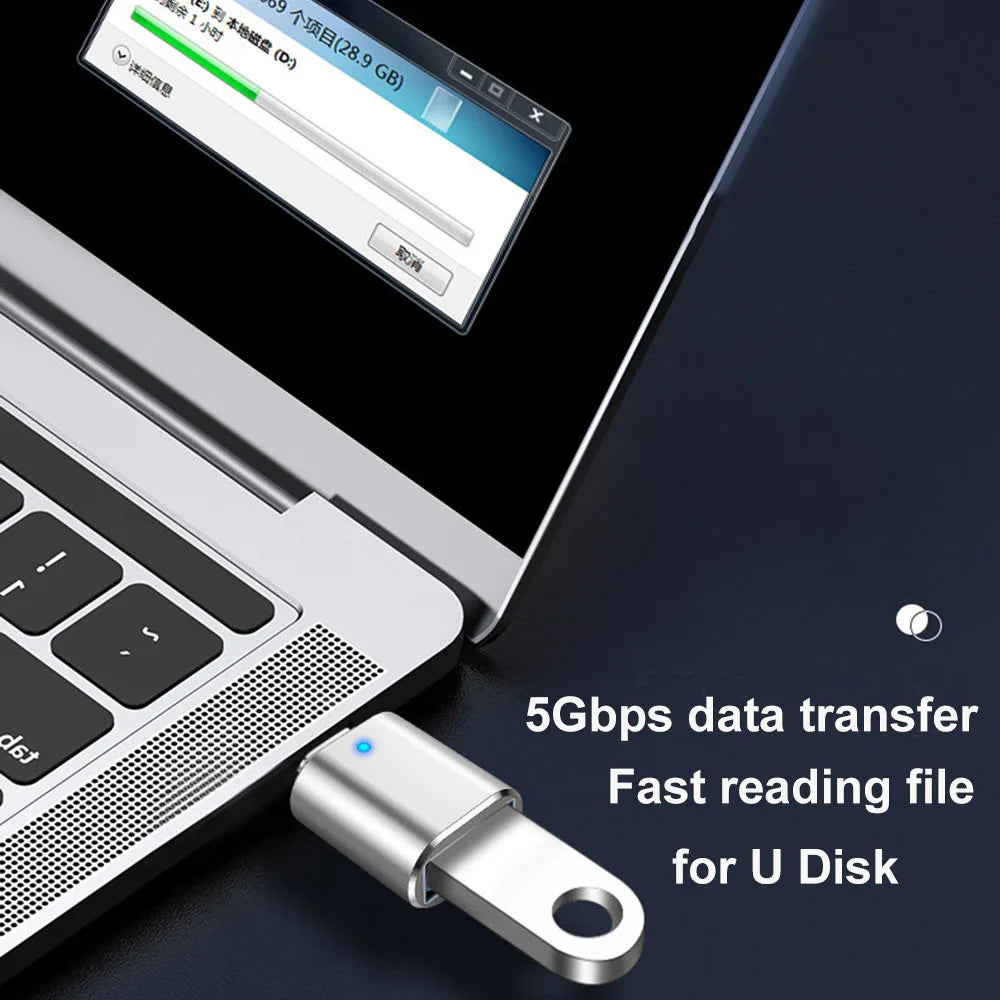 NNBILI USB 3.0 To Type C Adapter OTG To USB C USB-A To Micro USB