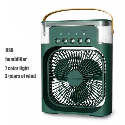 Portable 3 In 1 Fan AIr Conditioner Household Small Air Cooler LED