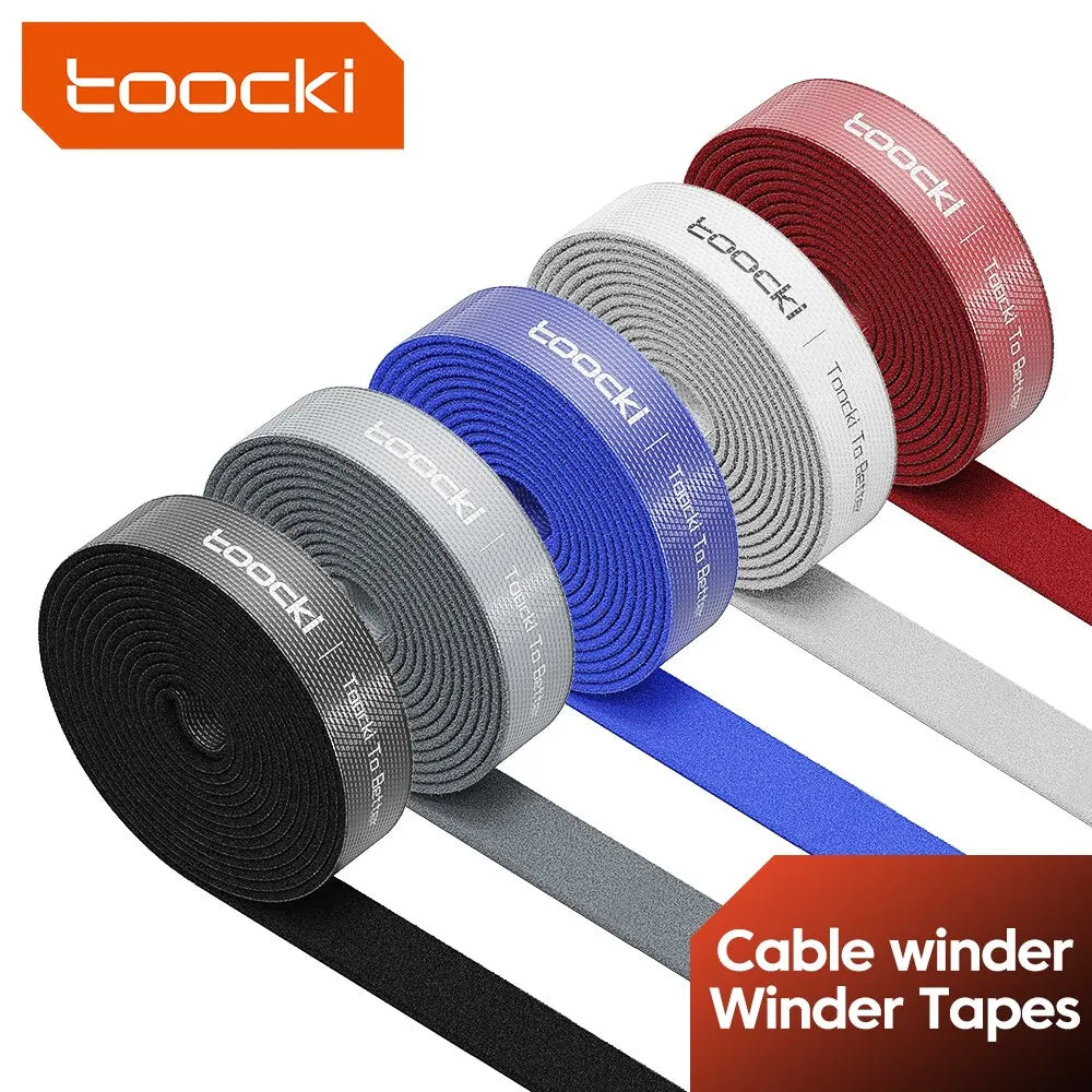 Toocki Organizer Wire Winder Ties Earphone Mouse Cord Management USB